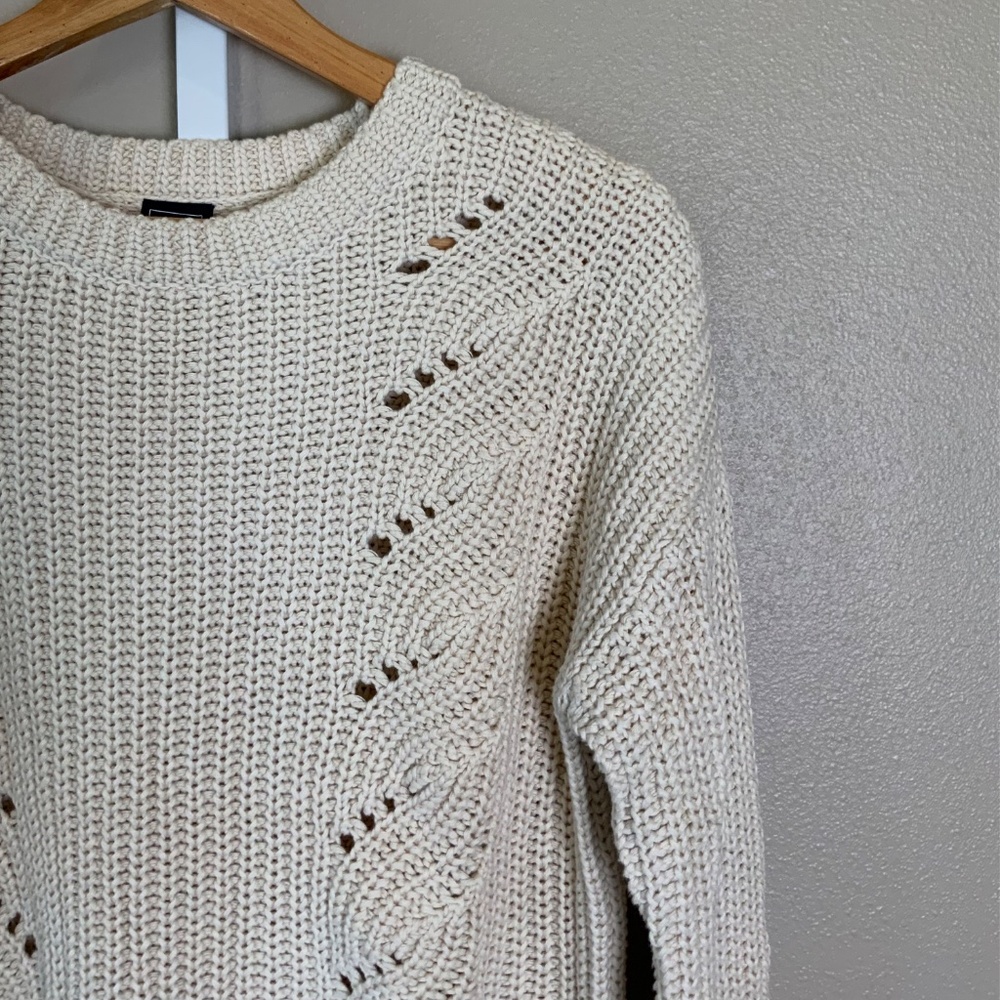 GAP Open Cable Ribbed Knit Sweater - Picture 6 of 16